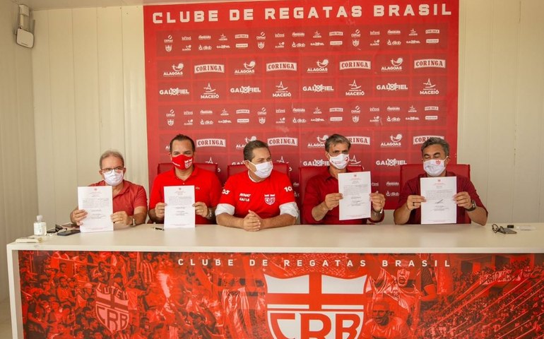 CRB: nova diretoria assume comando do time alagoano e realiza coletiva de imprensa no CT Ninho do Galo