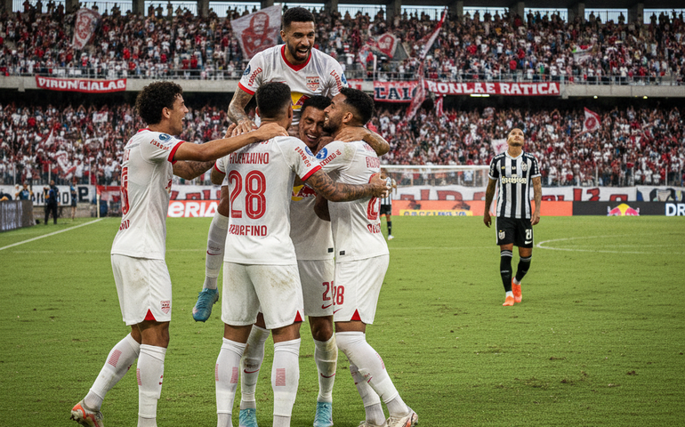 Red bull Bragantino goleia o Botafogo, retoma a liderança e mantém 100% no Paulistão