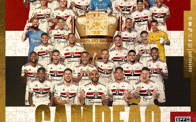 Título da Copa do Brasil rende R$ 88 milhões em premiações ao São Paulo
