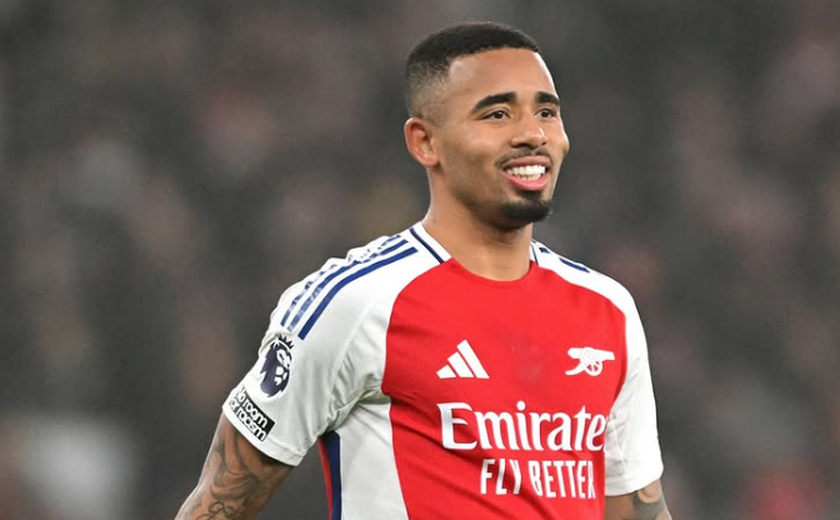 Arsenal confirma lesão e Gabriel Jesus vai passar por cirurgia no joelho