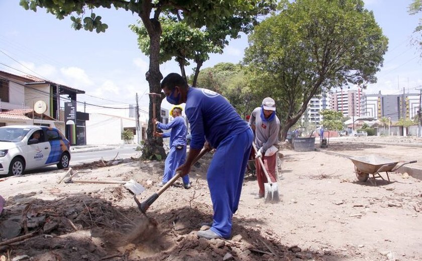 Infraestrutura inicia obras no trecho 5 para revitalizar espaço público na Jatiúca