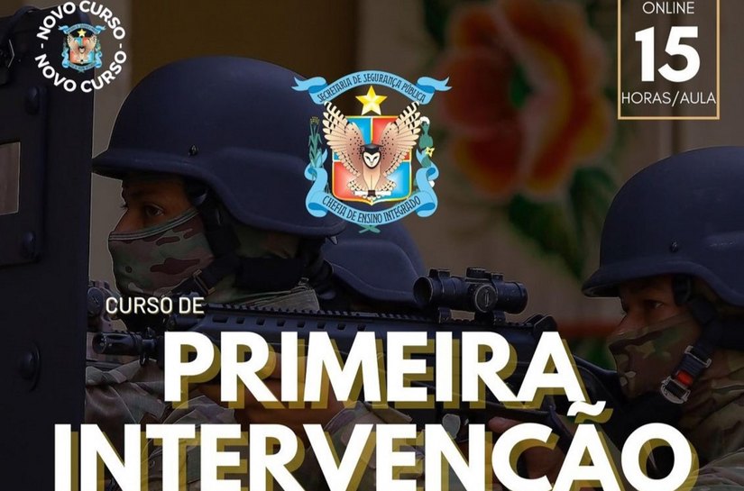 Segurança Pública e Polícia Militar lançam curso de 1ª Intervenção em Crises