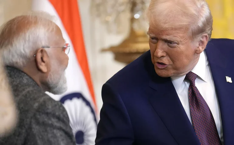 Trump e Modi lançam iniciativa de pacto militar e comercial entre EUA e Índia