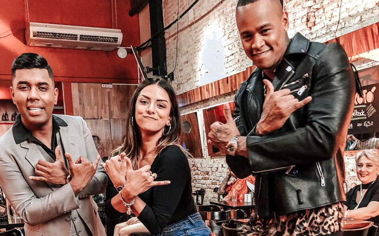 Léo Santana grava novo clipe em parceria com Kondzilla e MC MM