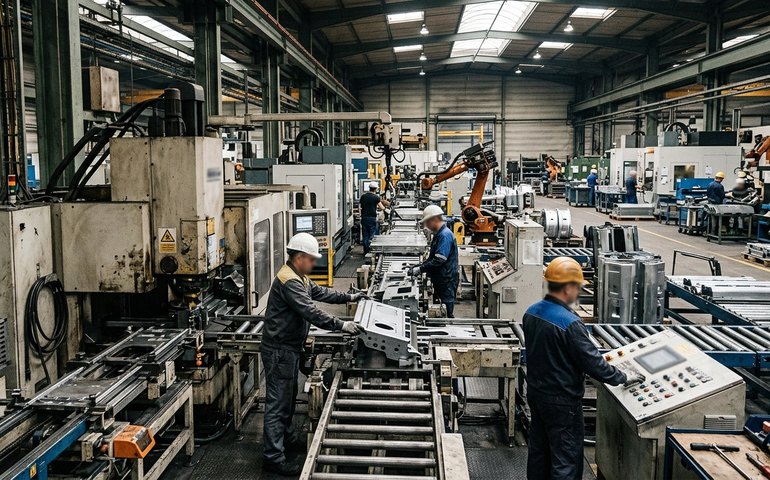 Produção industrial da zona do euro cresce 0,4% em fevereiro