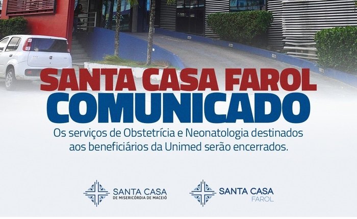 Comunicado de encerramento dos serviços