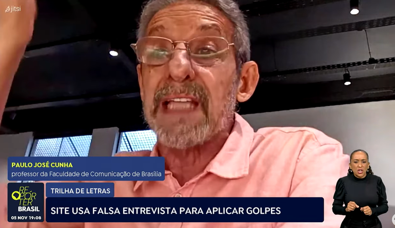 Site usa entrevista falsa para aplicar golpes