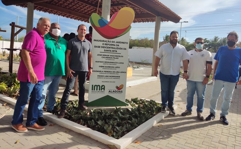 Jardineto Afrânio Menezes é inaugurado na base descentralizada do IMA