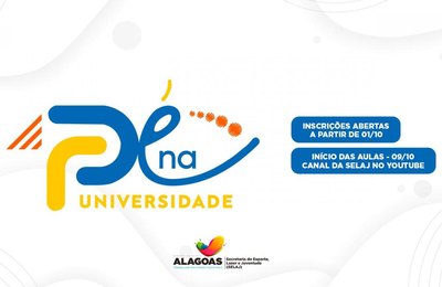 Selaj promove a nova edição on-line do projeto “Pé Na Universidade”