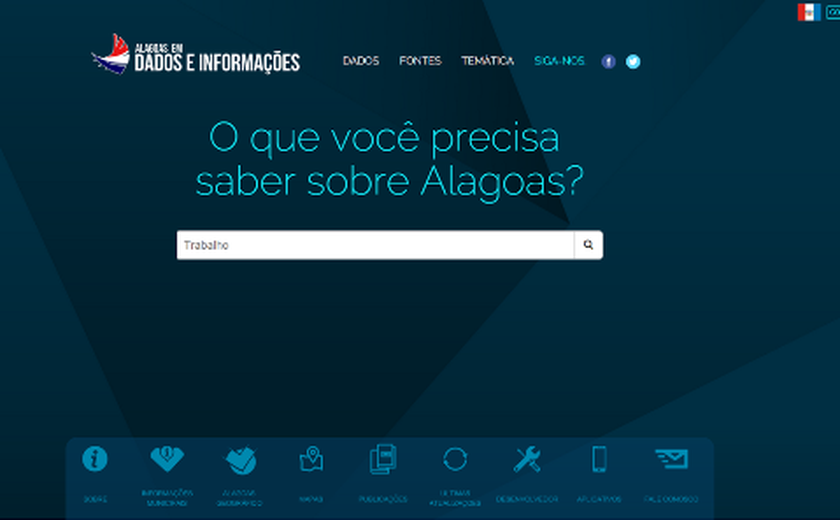 Plataforma online disponibiliza maior banco de dados do país sobre o Estado de Alagoas