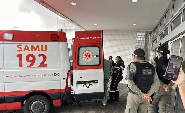 Unidade do SAMU em ocorrência no Aeroporto Internacional Zumbi dos Palmares