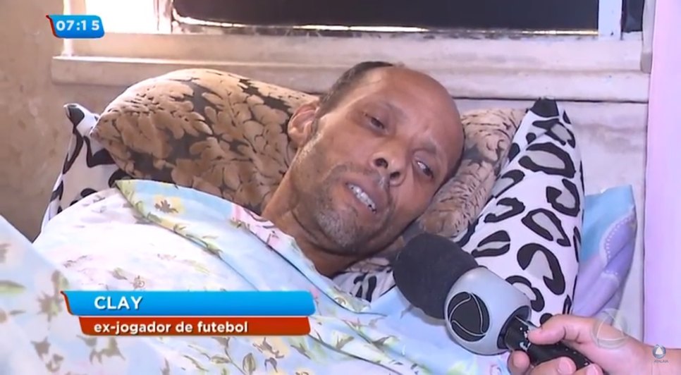 Ex-jogador de futebol Clay luta contra câncer