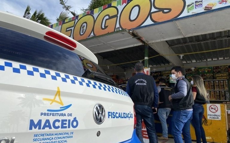 Segurança Cidadã publica edital para venda de fogos de artifício em Maceió