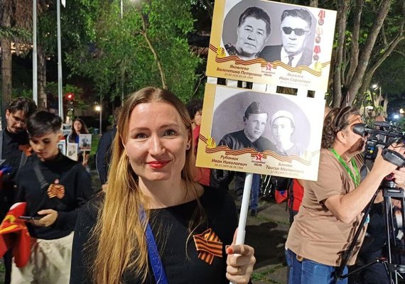 Comunidade russa em SP celebra 80 anos da vitória sobre o nazifascismo com homenagens (VÍDEO)