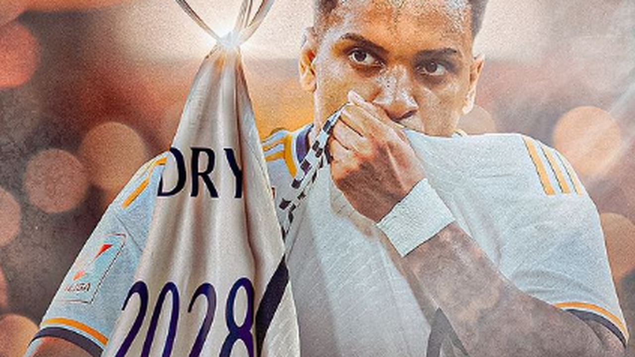 Real Madrid anuncia a renovação do contrato de Rodrygo até junho de 2028