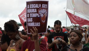 Manifestação contra a escala 6x1. Fonte: Internet