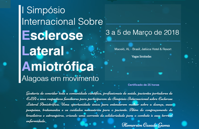 Alagoas recepcionará I Simpósio Internacional sobre Esclerose Lateral Amiotrófica