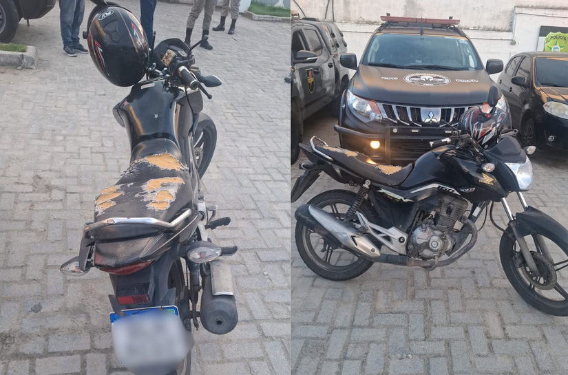 Polícia Militar recupera motocicleta roubada de entregador e apreende suspeita de receptação em Maceió