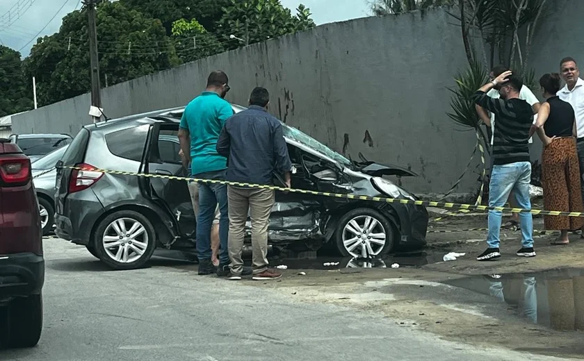 Motorista de locadora é indiciado por homicídio culposo em acidente que matou mulher em Maceió