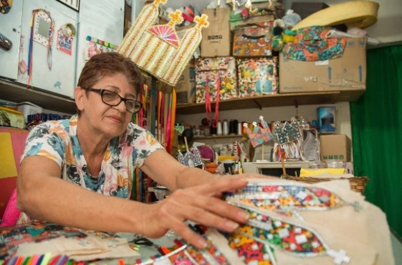 Cepa Vivo conta com oficina da artesã Vânia Oliveira, Patrimônio Vivo