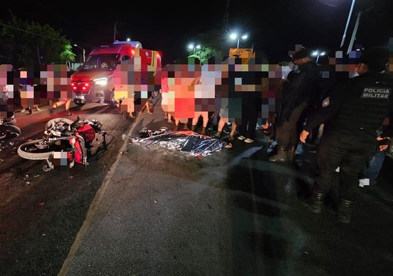 Acidente grave na BR-104 deixa dois motociclistas mortos no interior de Alagoas