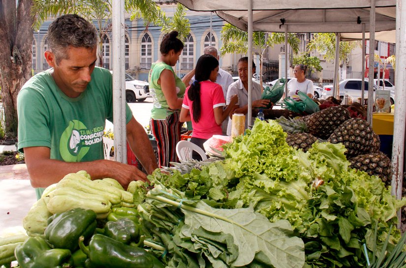 Feira agroecológica do TJAL incentiva consumo de alimentos orgânicos