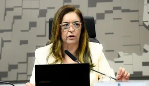Senadora Eudócia Caldas engrossou o tom em sessão do Senado / Foto: Carlos Moura - Agência Brasil