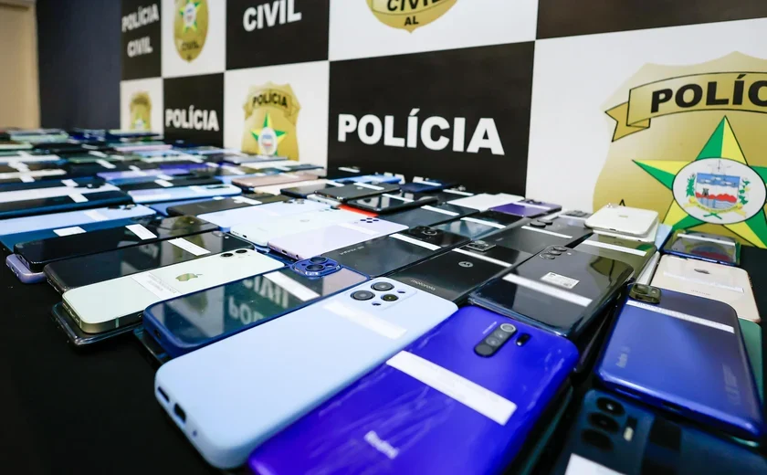 Polícia retoma nesta quarta devolução de celulares roubados a vítimas em Maceió e Arapiraca