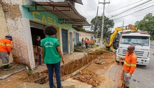 Afundamento no pinheiro. Fonte: Assessoria