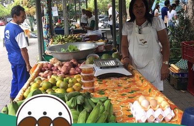 Feira Agroecológica leva alimentos de qualidade à população