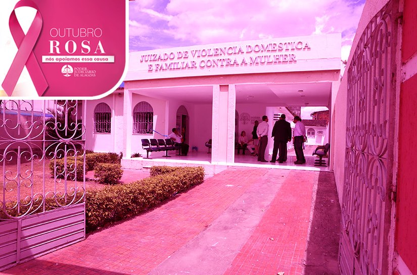 Juizado da Mulher de Arapiraca realiza ações alusivas ao Outubro Rosa