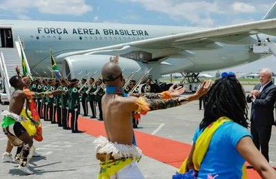 Lula desembarca na África do Sul para participar da Cúpula do G20