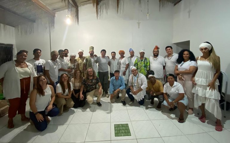 FPI do São Francisco visita Pais e Mães de Santo de terreiros de matriz africana, em Delmiro Gouveia (AL)