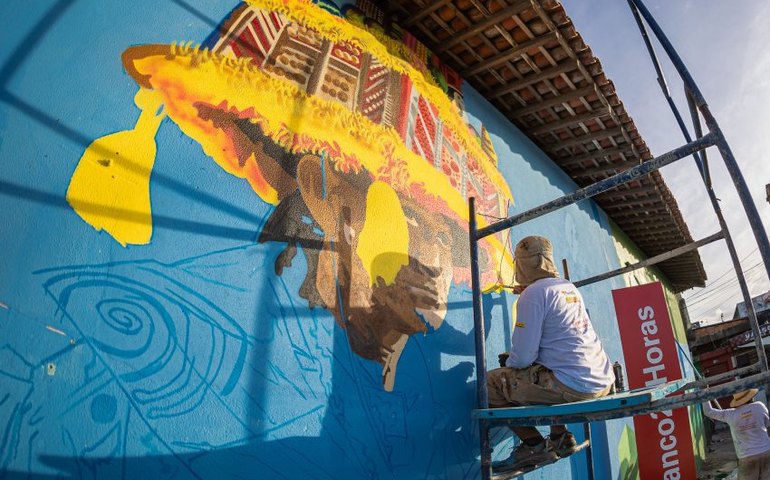 Projeto &#8216;Colorir é Massa&#8217; democratiza arte e cultura na região da Levada