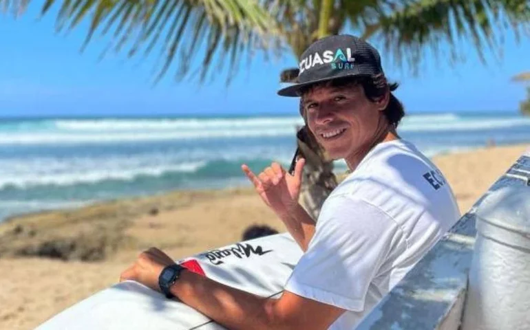 Surfista equatoriano morre de infarto aos 34 anos