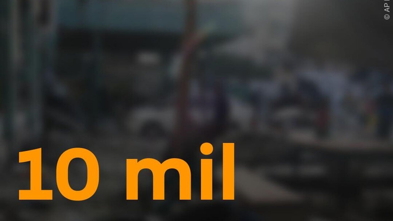 Segundo a Organização Mundial da Saúde, pelo menos 10 mil corpos ficam sob os escombros em Gaza em meio a uma situação catastrófica após ataques israelenses.