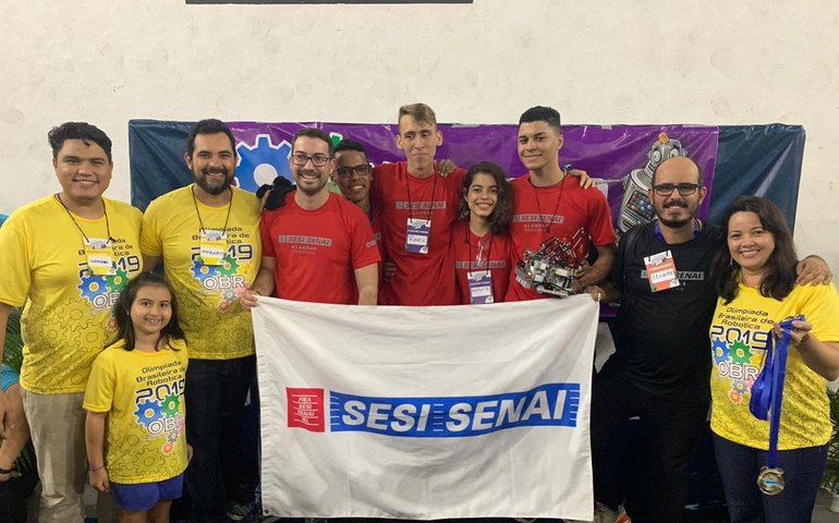 Escola Sesi/Senai vai representar AL na Olimpíada Brasileira de Robótica