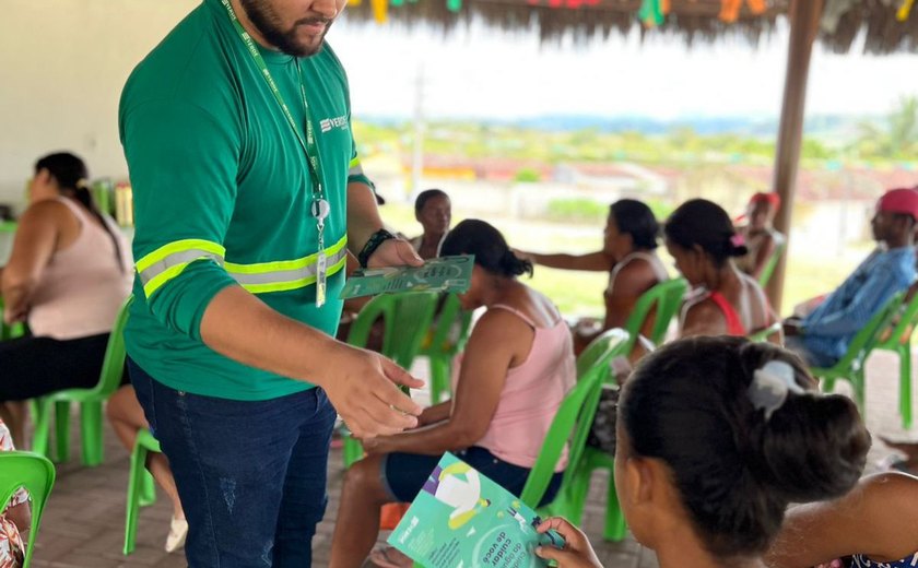 Comunidade Muquém recebe atendimento itinerante para inclusão na tarifa social de água e esgoto