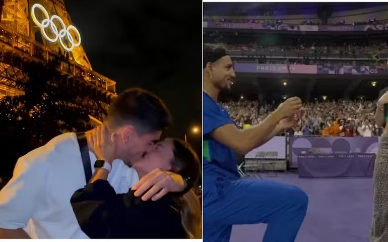 Ah, o amor! Atletas brasileiros fazem pedidos de casamento nas Olimpíadas; já são ao menos seis noivados até agora