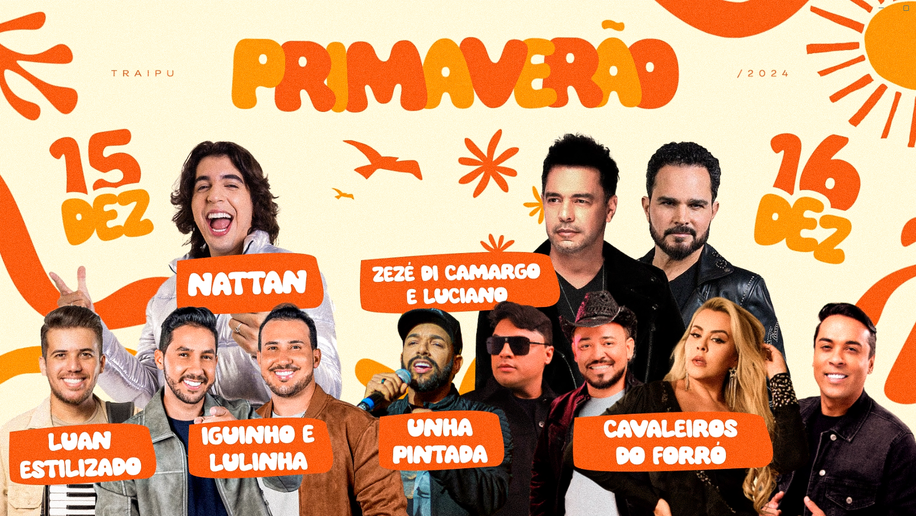 Festival Primaverão começa neste domingo em Traipu