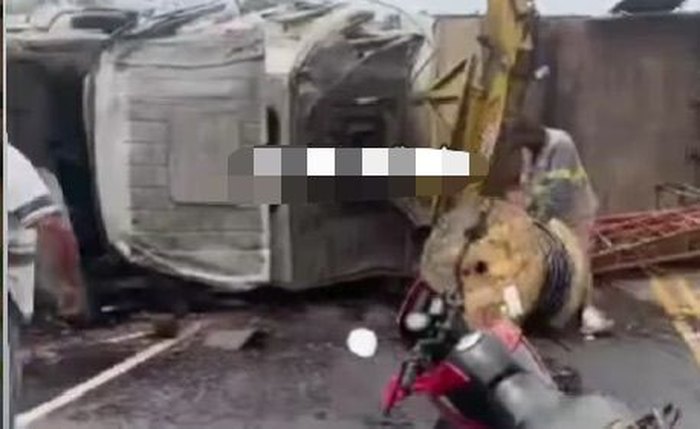 Acidente interditou trecho em Colônia Leopoldina