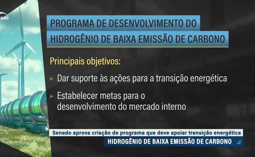 Senado aprova projeto que incentiva produção e mercado de hidrogênio verde