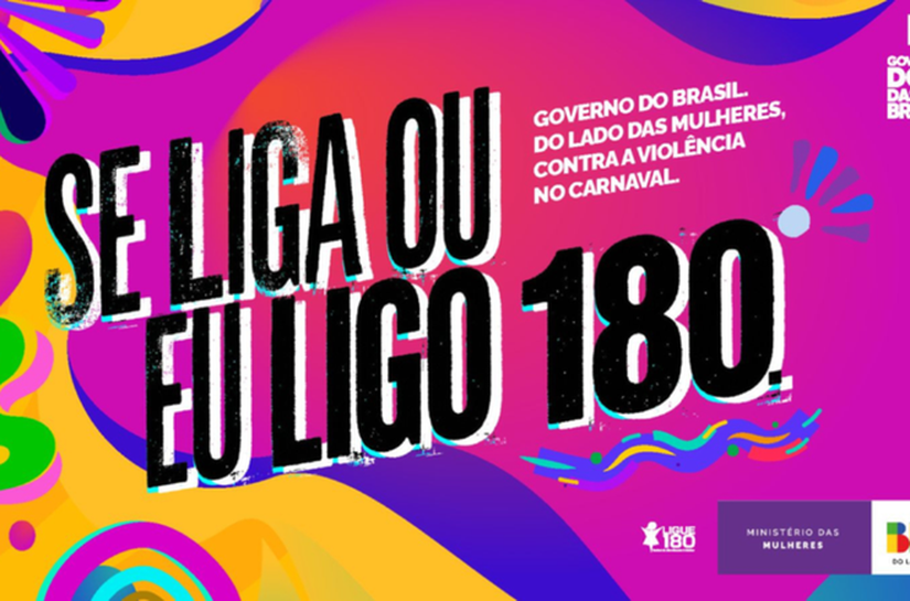 Ministério do Turismo adere à campanha nacional “Se liga ou eu ligo 180” no Carnaval 2026