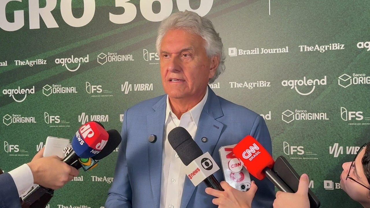 Caiado diz que candidatura de Flávio Bolsonaro está 'afundando'