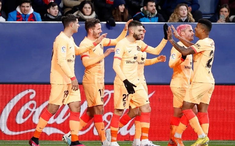 Atlético de Madrid vence Osasuna pelo Espanhol e espanta princípio de crise