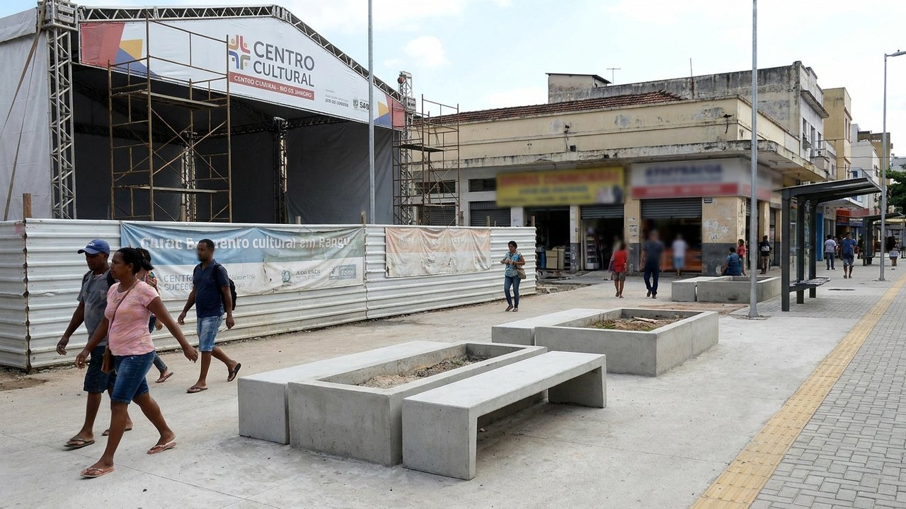 Projeto da prefeitura pretende revitalizar a área central de Bangu, na Zona Oeste, com equipamentos de cultura, lazer e mobilidade