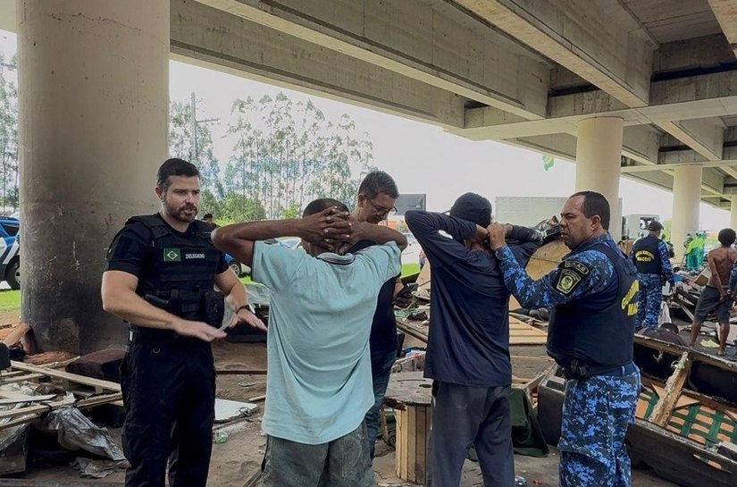 Segurança Cidadã remove estruturas irregulares ligadas ao crime no viaduto da antiga PRF
