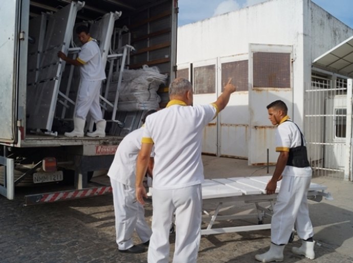 HGE recebe 40 novas camas para o atendimento na Área Azul