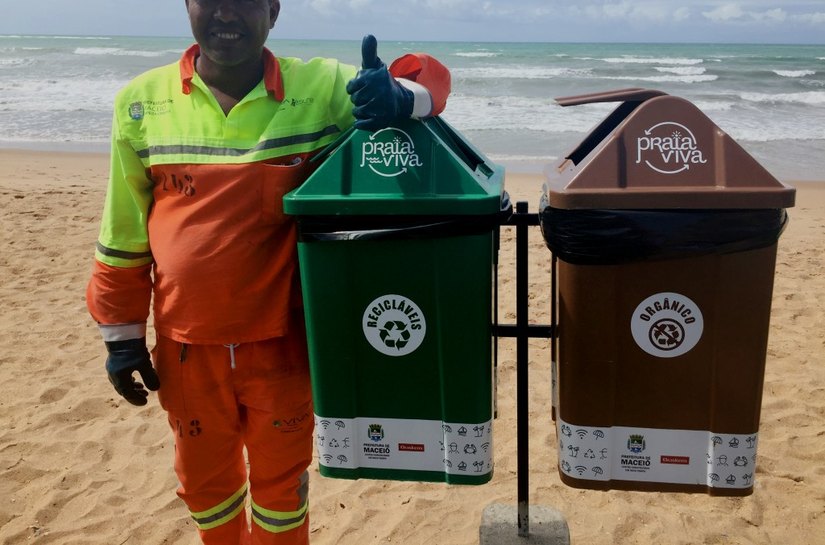 Ações da Prefeitura de Maceió ampliam limpeza nas praias
