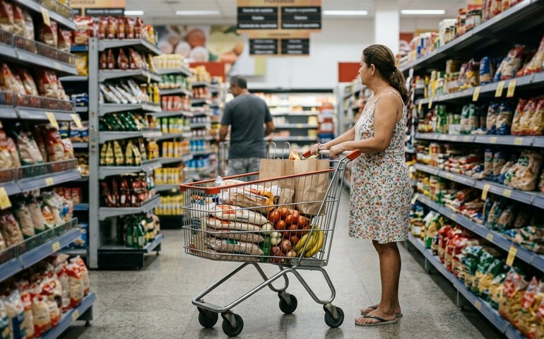 Consumo nos lares brasileiros cresce 1,48% em abril, aponta Abras